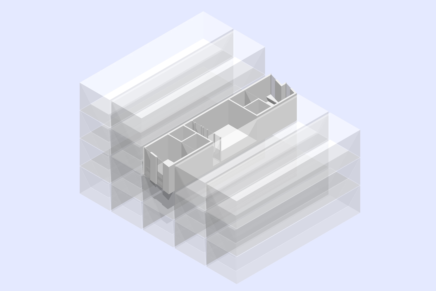 Manufactured module with two units & flex common space