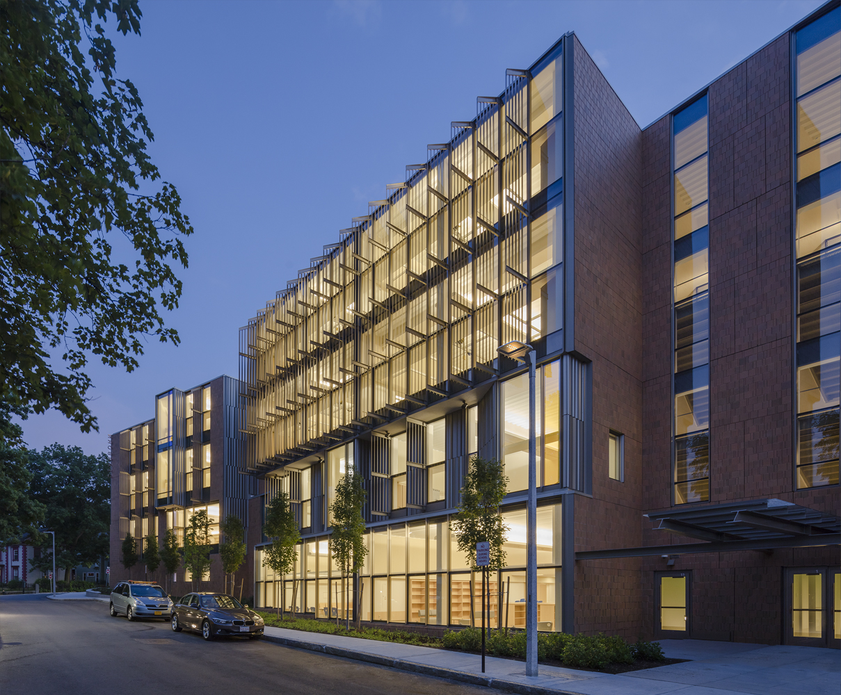 Glazed science classrooms as the central theme