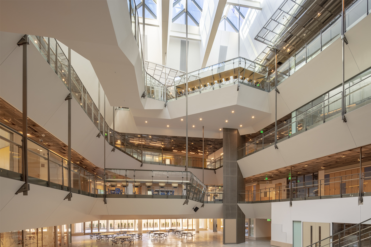 Collaboration balconies poised for learning