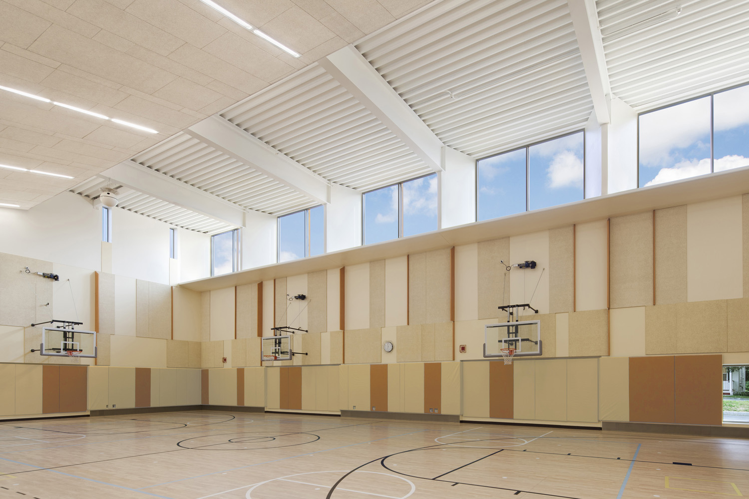 Gymnasium luminance
