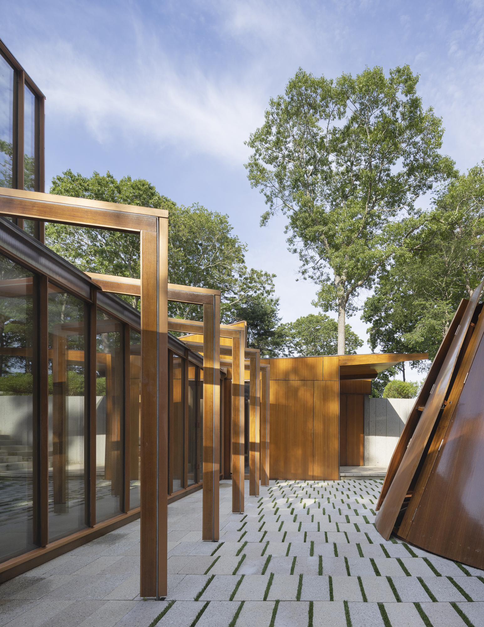 wood and concrete