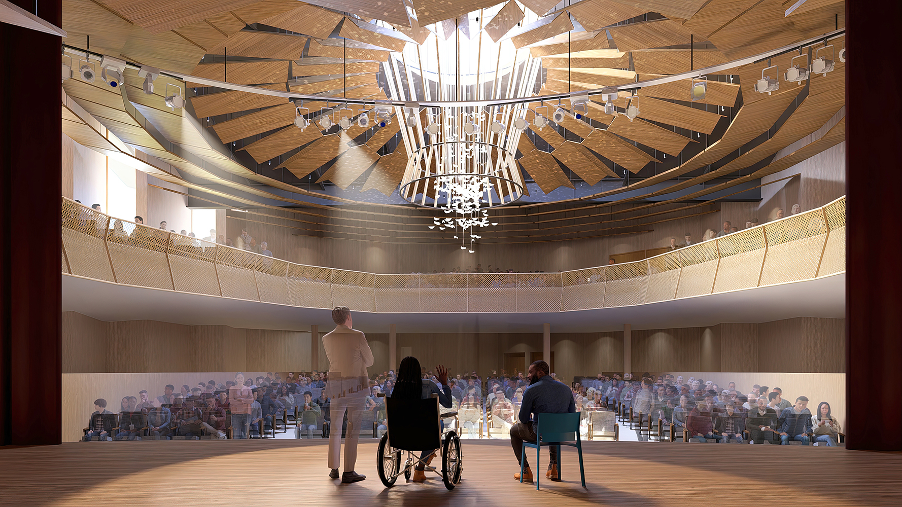 Image of view from the Auditorium stage