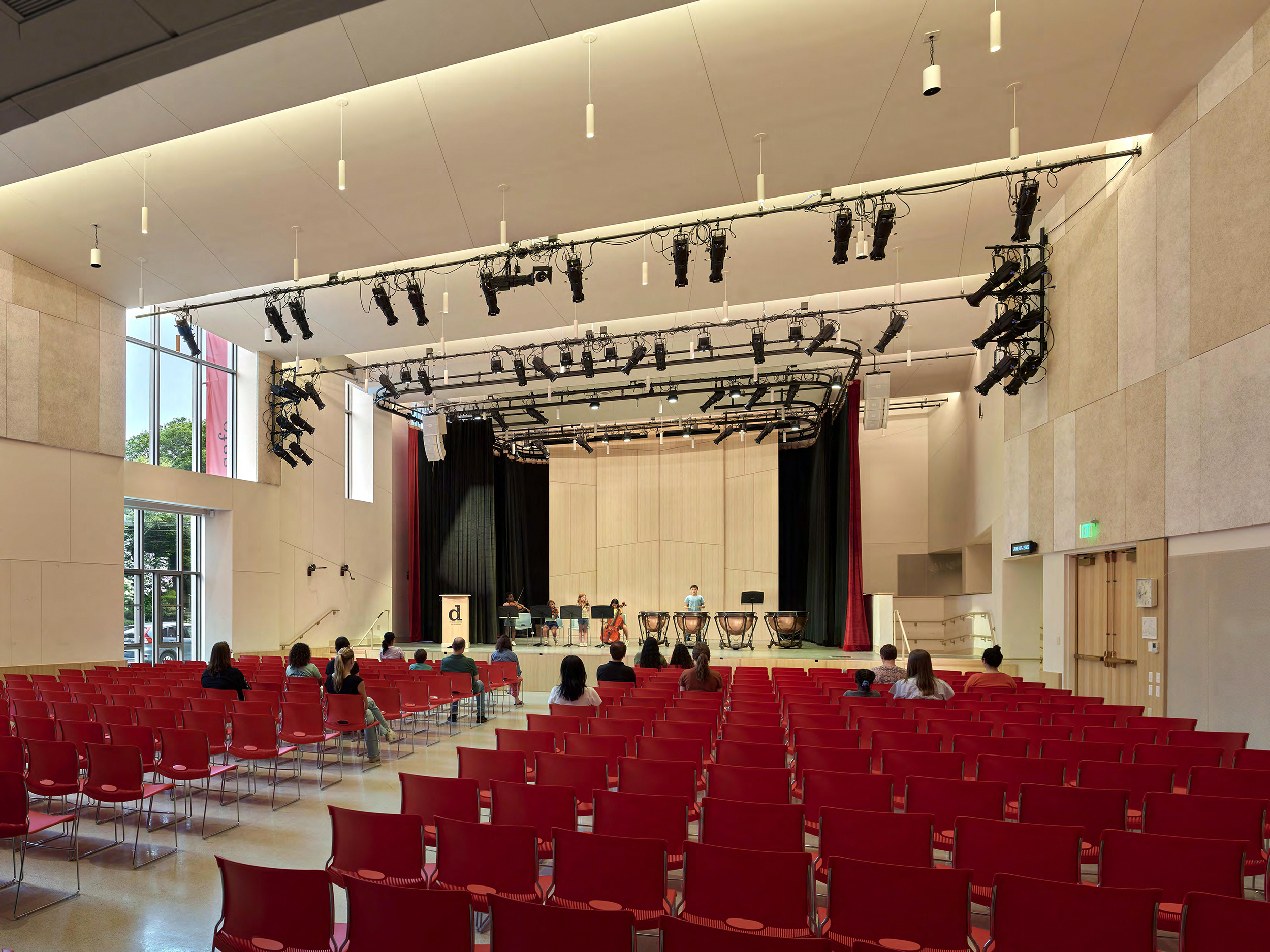 Multipurpose Performance Space for Both School and Community